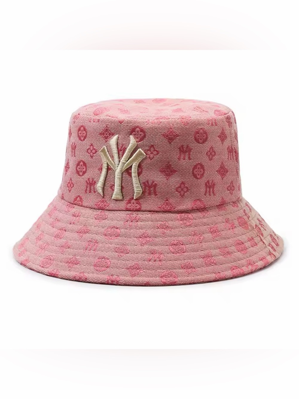 Bucket Hat for women - Pink Designer Print